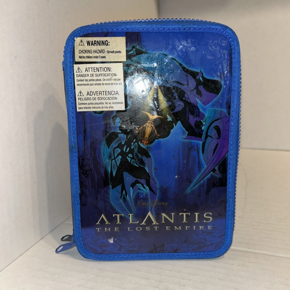 DISNEY ATLANTIS MOVIE PENCIL CASE, SCHOOL, MARKER HOLDER D3‎